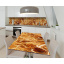 Наклейка 3Д вінілова на стіл Zatarga «Пшеничне поле» 650х1200 мм для будинків, квартир, столів, кав'ярень Київ