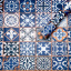 Самоклеющаяся пленка Sticker Wall SW-00001208 Синий орнамент 0,45х10м Коломыя
