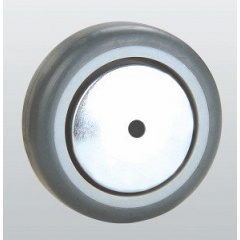Колесо аппаратное SNB с резиновым контактным слоем и подшипником скольжения 125 мм (31-125х27-P) Олександрія