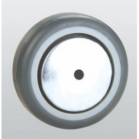 Колесо аппаратное SNB с резиновым контактным слоем и подшипником скольжения 100 мм (31-100х27-P)