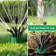Шланг садовый Magic hose Xhose 45 метров для полива и насадка с мощным интенсивным распылением+Ороситель 12в1 Fresh Garden Ровно