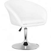 Белое кресло Мурат для салона красоты