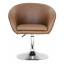 Кресло Мурат SDM коричневое на хром опоре блине Полтава