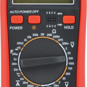 Мультиметр цифровой тестер UT61A Red (009898)