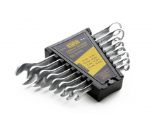 Набір ключів СИЛА ріжково-накидний стандарт 8-17 мм 6 шт (028414)