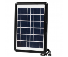 Сонячний зарядний пристрій Easy Power EP-0606A 5в1 6V 6W Black (3_02833)
