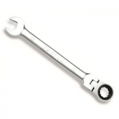 Ключ рожково-накидной трещоточный с шарниром 14мм TOPTUL AOAH1414 Одесса