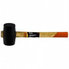 Киянка резиновая деревянная ручка SPARTA 225 г Черная резина Вінниця