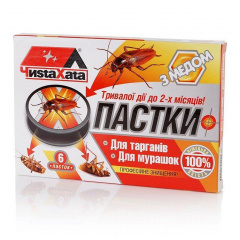 Ловушка от тараканов ЧиstaXata 6 дисков Пологи