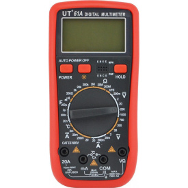 Мультиметр цифровой тестер UT61A Red (009898)