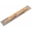 Терка - гладилка с деревянной ручкой и нержавеющим полотном Polax 125х680 мм (100-095) Покровск