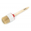 Кисть малярная Polax круглая деревянная ручка Стандарт №16 55мм (08-008) Березнеговатое