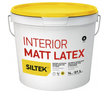 Siltek Interior Matt Latex Краска латексная матовая для стен и потолков. База A (14 кг)