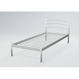 Белая кровать Маранта-мини Tenero 80х190 см металлическая