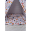 Вигвам Звери и Стрелы комплект детская палатка домик серая - оранжевая 110х110х180см Вінниця