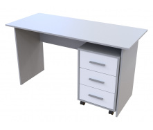 Офісний стіл Doros Т3 Сірий / Білий 120х60х78 (513001)
