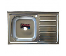 Кухонна мийка Platinum 8050 L Satin 0,4 мм (270203)