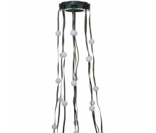 Світлодіодна ниткоподібна гірлянда зі кульками, що світяться, Umbrella Tree Star Dazzler з верхівкою для ялинки 64 LED 16 кольорів і 3 режими