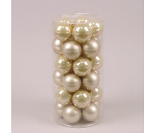 Кульки скляні Flora D-5,7 см. 30 шт.(44582)