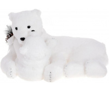 Интерьерная новогодняя игрушка Медвежонок с мамой 52 см Bona DP114236
