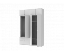 Распашной шкаф для одежды Doros Лукас Белый 160х50х240 (44900191)