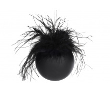 Елочный шар BonaDi 8 см Черный (NY15-877)