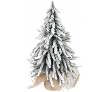 Фігурка декоративна ялинка Снігова 20х20х35см, у мішечку Bonavi DP69527