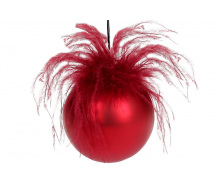 Елочный шар BonaDi 10 см Красный (NY15-434)
