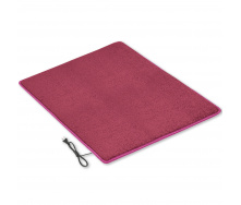 Коврик с подогревом и термоизоляцией Теплик Комфорт 100×100 см Темно-розовый