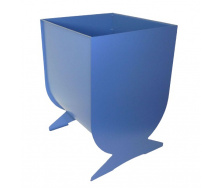 Урна сміттєвий бак для вулиці Ferrum №5 Brilliant Blue (У05)