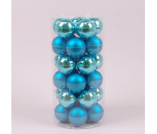 Кульки скляні Flora D-5,7 см 30 шт. (44507)