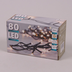 Гірлянда LED Flora тепле світло 80 діодів 6 м.(40830) Калуш