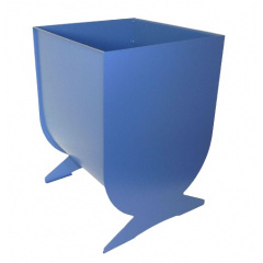 Урна мусорный бак для улицы Ferrum №5 Brilliant Blue (У05) Черновцы
