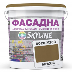 Краска Акрил-латексная Фасадная Skyline 6020-Y20R (C) Арахис 1л Львов