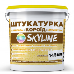 Штукатурка "Короед" Skyline акриловая, зерно 1-1,5 мм, 7 кг Львов
