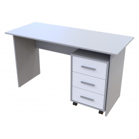 Офісний стіл Doros Т3 Сірий / Білий 120х60х78 (513001)