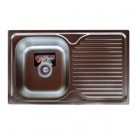 Кухонна мийка Platinum 7848 Decor (19826)