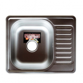 Кухонна мийка Platinum 5848 Decor (19976)