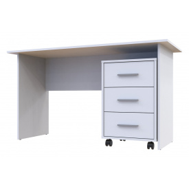 Офісний стіл Т3 Doros Білий / Білий 120х60х78 (513003)
