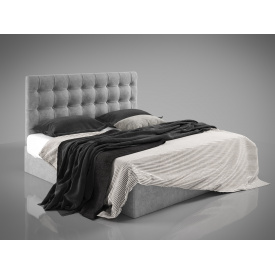 Кровать BNB GrenadineDesign с подъемным механизмом каркас металл 180x200 светло-серый