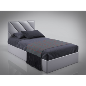 Ліжко BNB SheridanDesign без підйомного механізму 80х190 сірий