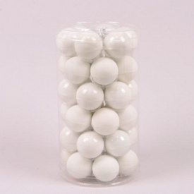 Кульки скляні Flora D-3,8 см. 36 шт.(44560)