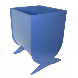 Урна сміттєвий бак для вулиці Ferrum №5 Brilliant Blue (У05)