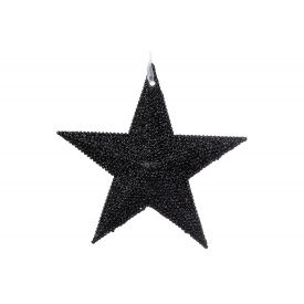 Елочное украшение BonaDi Звезда 11 см Черный (788-772)