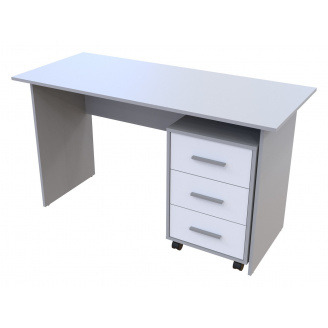 Офисный стол Doros Т3 Серый / Белый 120х60х78 (513001)