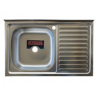 Кухонная мойка Platinum 8050 L Satin 0,4 мм (270203)