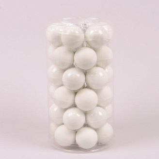 Кульки скляні Flora D-3,8 см. 36 шт.(44560)