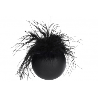 Елочный шар BonaDi 8 см Черный (NY15-877)