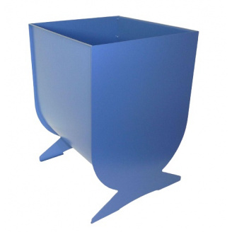 Урна мусорный бак для улицы Ferrum №5 Brilliant Blue (У05)