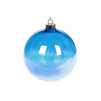 Елочный шар BonaDi 10 см Синий (NY15-970)